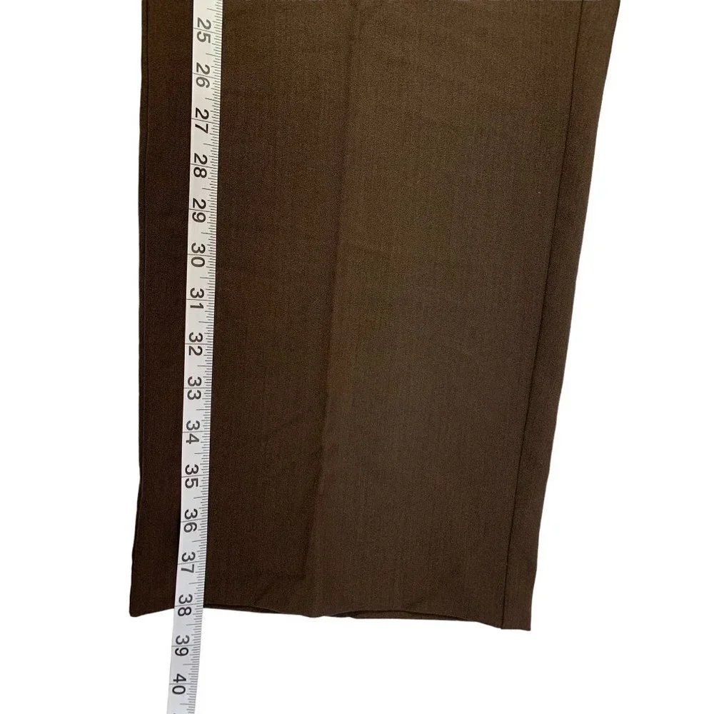 Alfred Dunner Women's Monaco Brown Pants